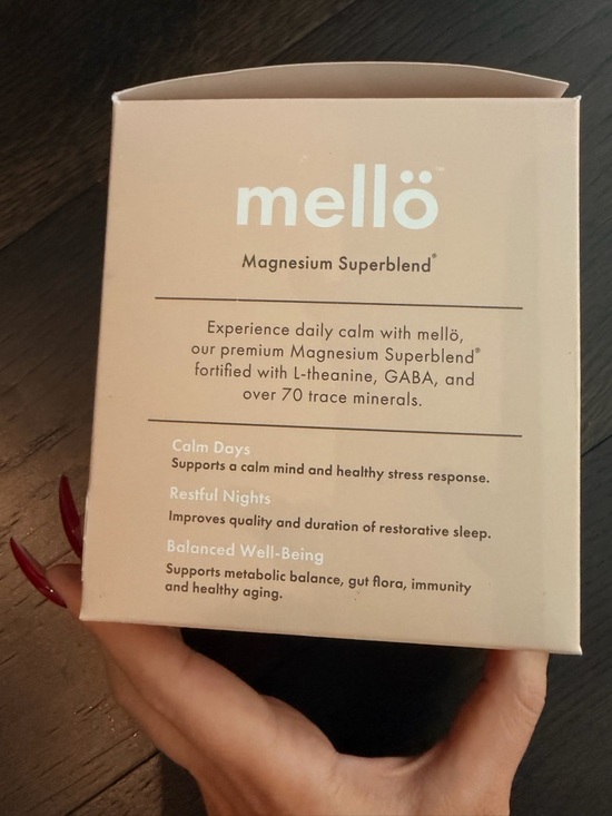 Hello Mello Other - mellō Magnesium Superblend Calm Days Supplement - In Box 30 packets